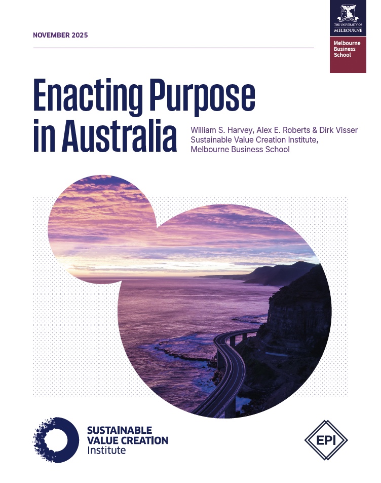 Enacting purpose within the modern corporation